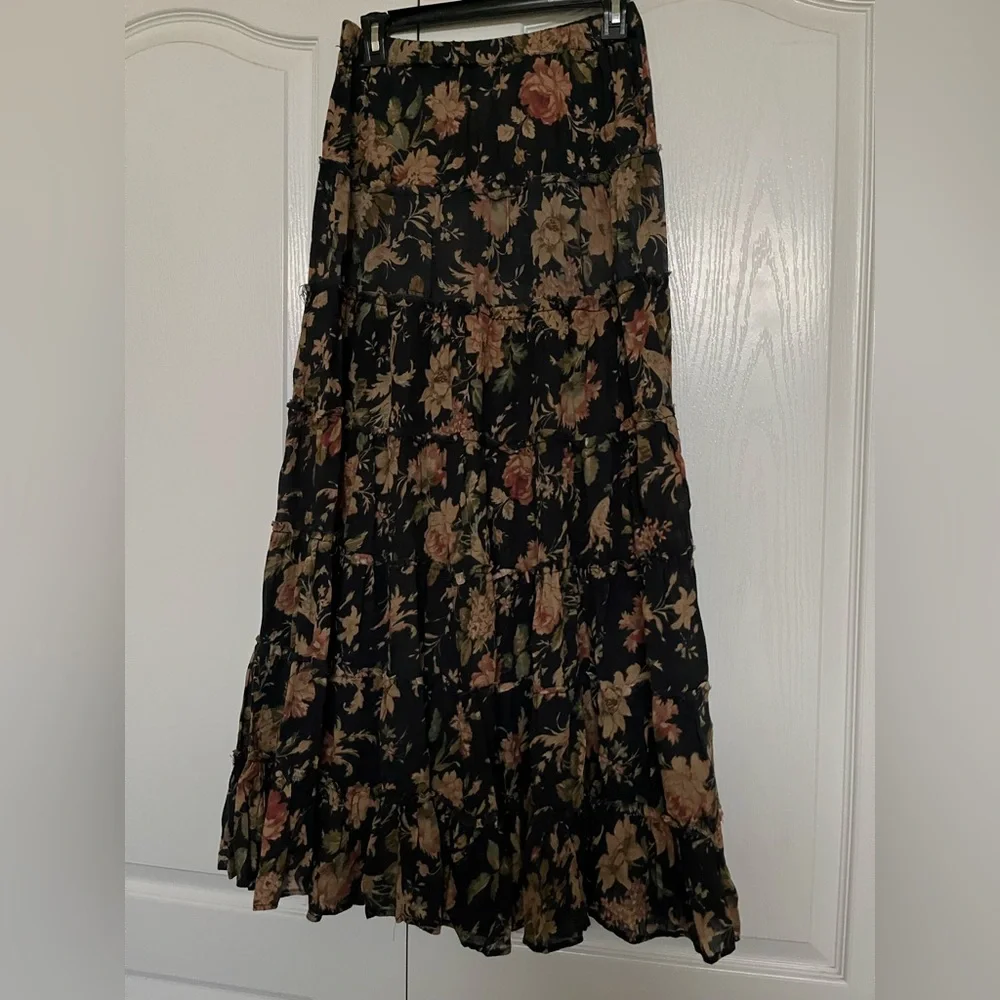 Denim & Supply Ralph Lauren Floral Maxi Skirt - Picture 1 of 6